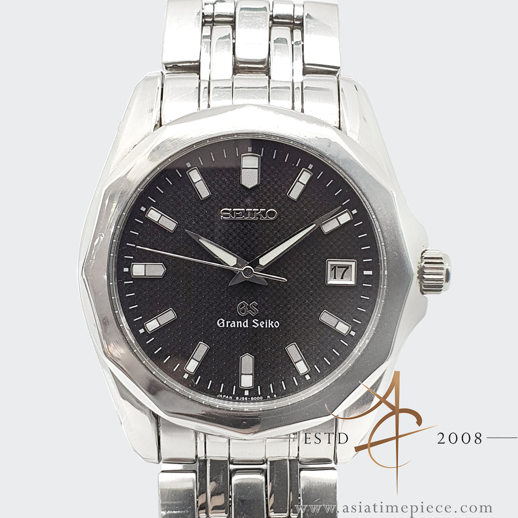Grand Seiko SBGF001 Black Dial 8J56-800 Steel 38mm Quartz – Asia Timepiece  Centre