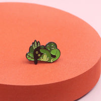 Kitty in plants Pin