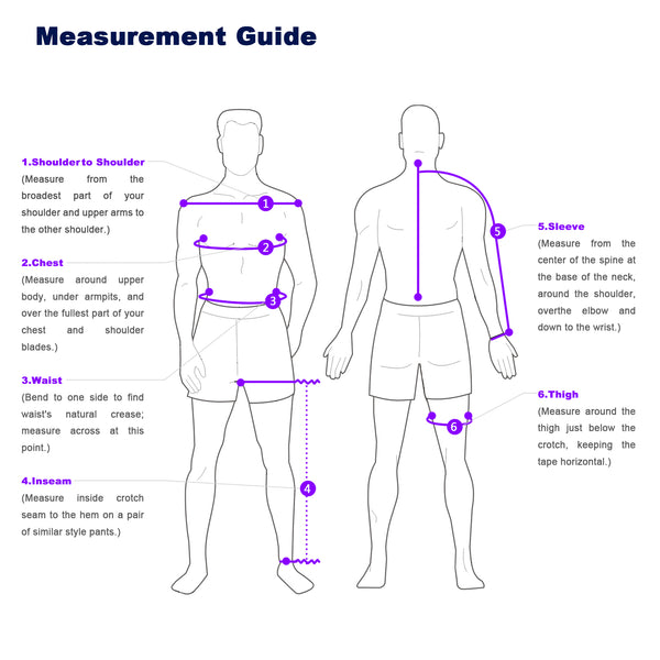 Upper Body Measurement Chart