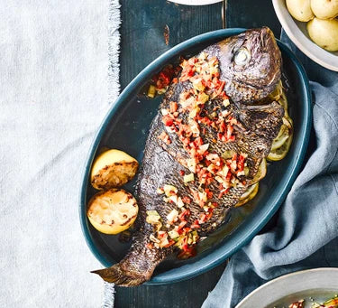 Try Guner Veltliner with this Barbecued Bream with Lemon and Chilli recipe on BBC Food