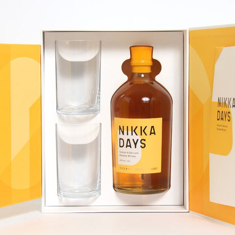 Nikka Days Whisky and Glasses gift set