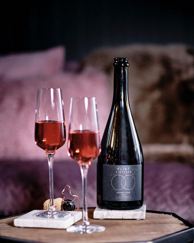 Flint Charmat Rose English Sparkling wine