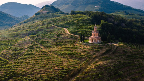 Reserve Wines |  The comune of Farra di Soligo in Treviso, Veneto - where Conegliano Valdobbiadene Prosecco wine is produced.