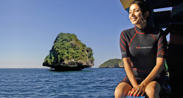 Rachel at Hundred Islands, Philippines