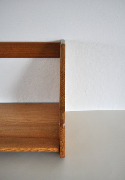 Danish Modern Wall Bookshelf In Oak By Hans J Wegner 1950s