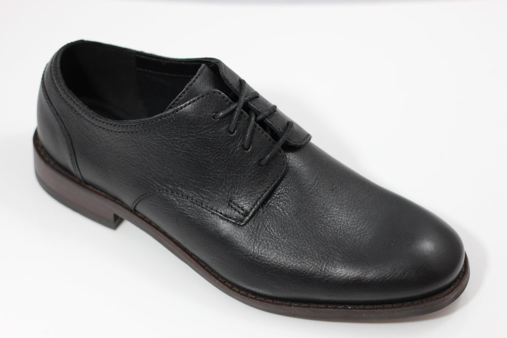 Flow Plain Oxford - Black Leather