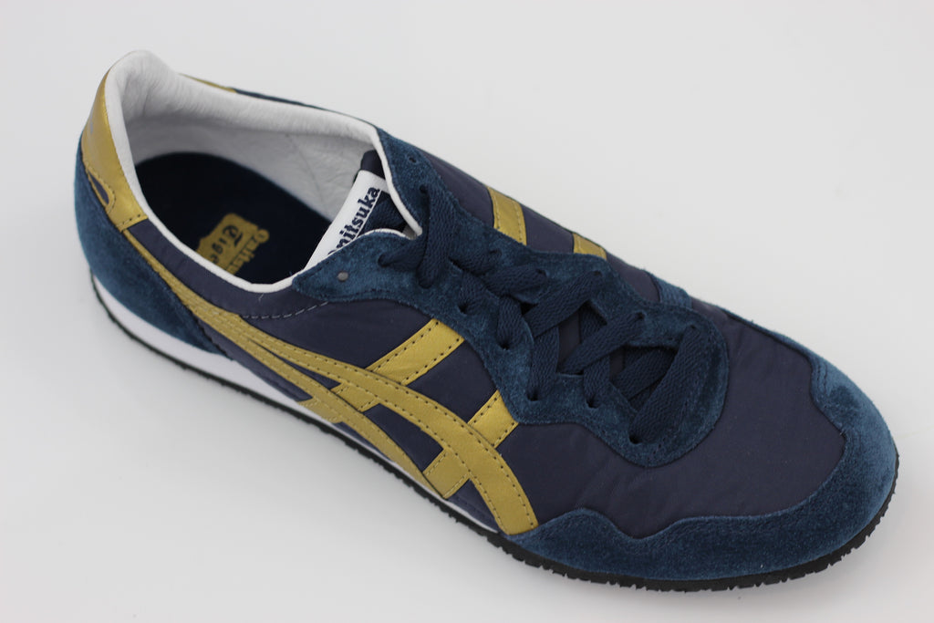 onitsuka tiger serrano navy gold