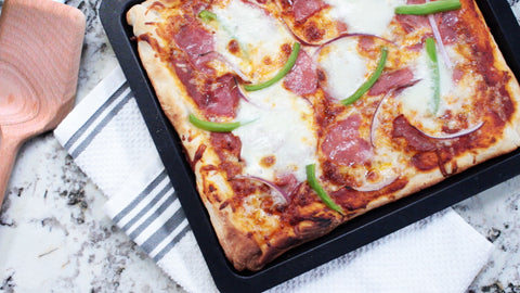 air-fryer-oven-meat-lovers-pizza