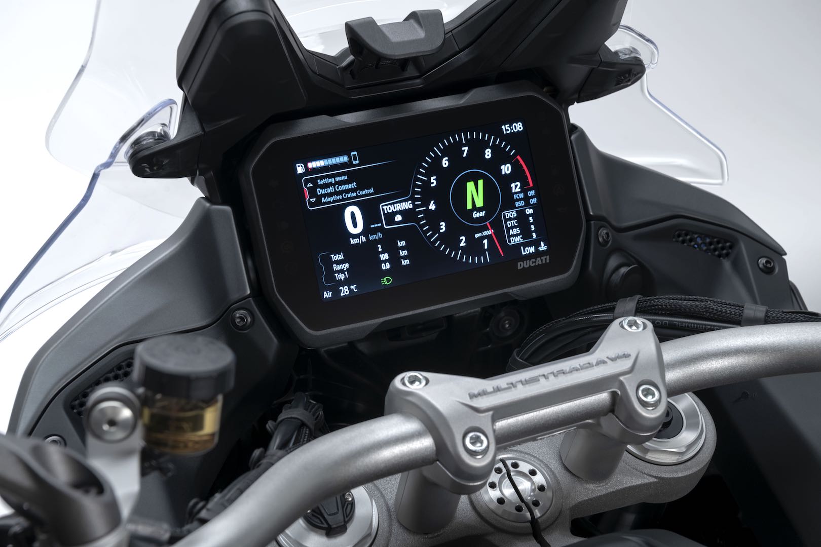 Ducati Multistrada V4 gauges