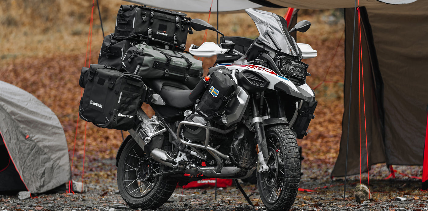 Adventure Motorcycle Touring Camping Gear by Lone Rider