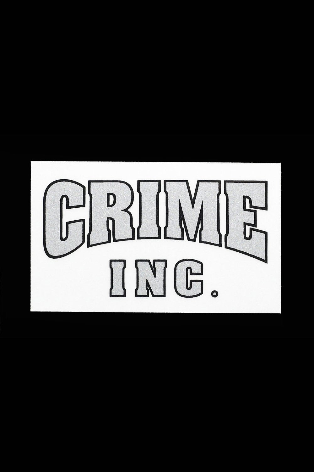 当時物】CRIME INC 1992 ステッカー ① ストリート系スポーツ