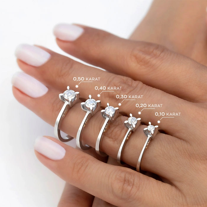 all carats solitaire diamond engagement ring