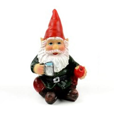 Download Sitting Gnome With Apple Fairy Garden Miniatures Collectibles Australia Earth Fairy