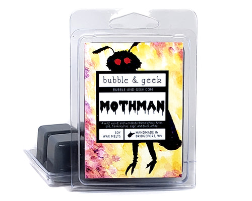 Mothman Scented Soy Candle Jar – Bubble and Geek