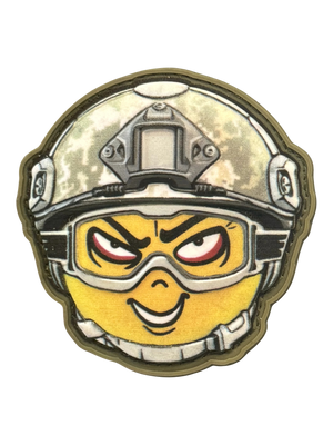 Tactical Smirk PVC Morale Patch - Tactical Outfitters