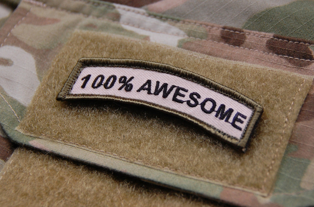 100% AWESOME MORALE PATCH TAB – Tactical Outfitters