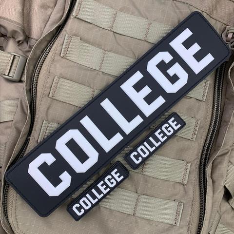  COLLEGE  PVC  MORALE PATCHES Tactical Outfitters