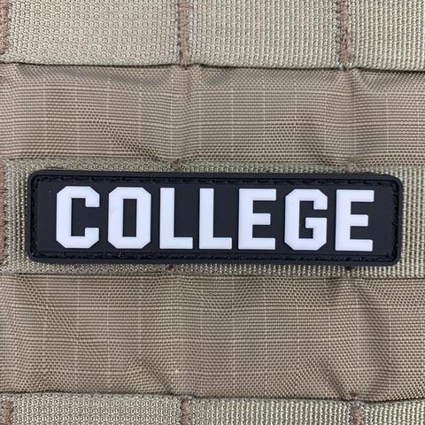  COLLEGE  PVC  MORALE PATCHES Tactical Outfitters