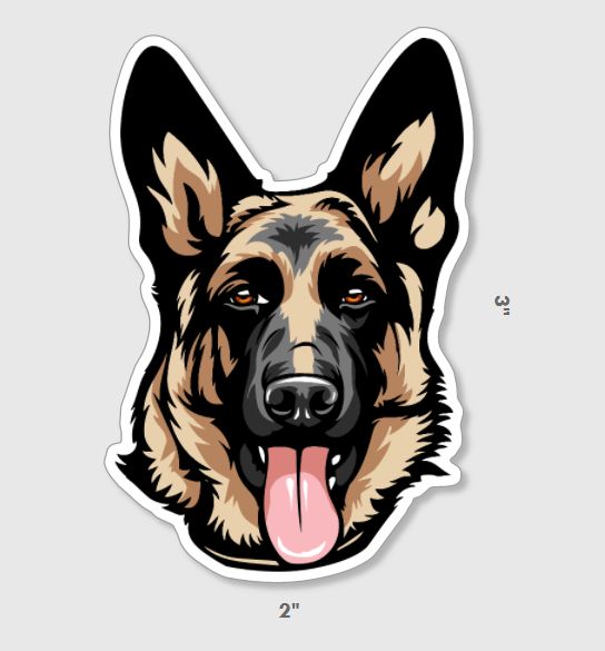 GSD - German Shepherd - Sticker – Tactical Outfitters