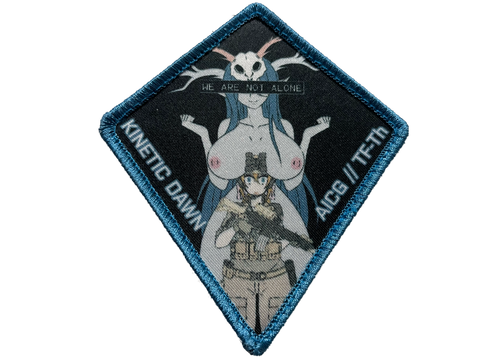 Handmade Operator Chan Anime Embroidered SewonIrononVelcro Patch