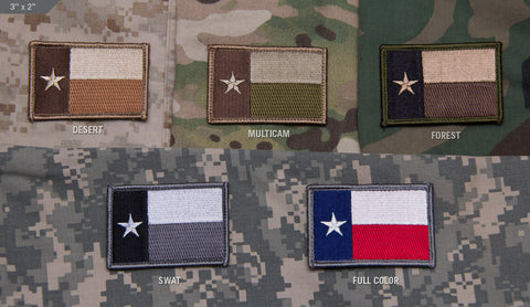 texas flag patch