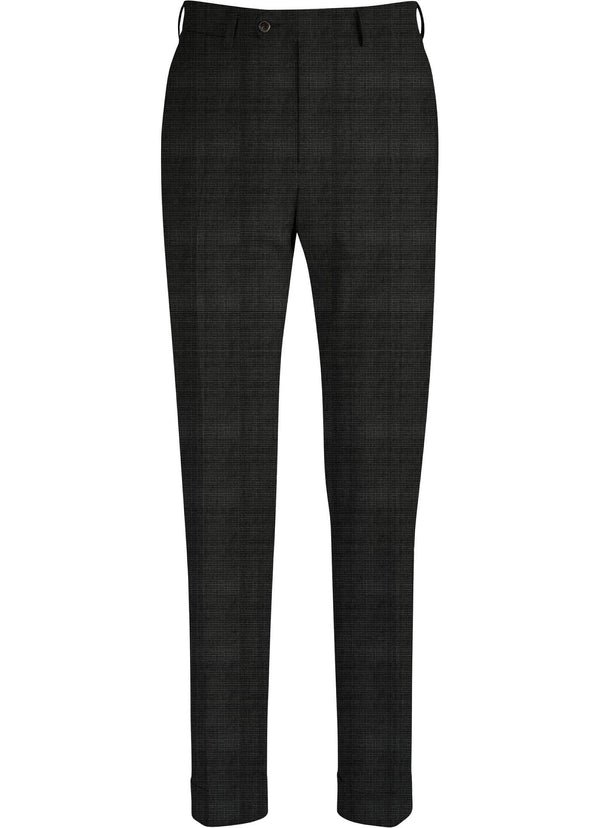 Moss Slim Check Suit Trousers, Navy/Black at John Lewis & Partners