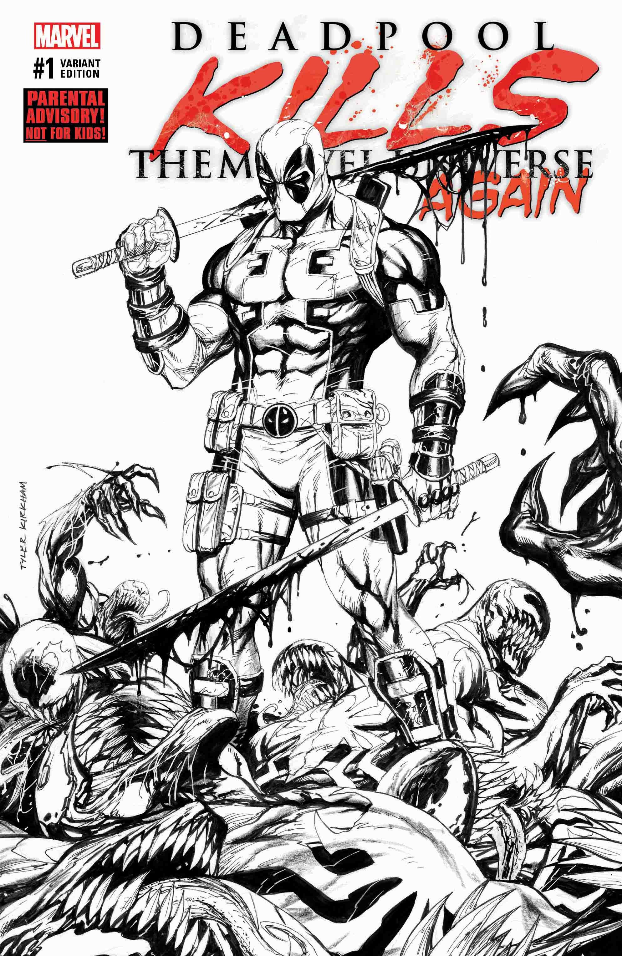 Deadpool Kills The Marvel Universe Again 1 Tyler Kirkham Krs Comics Krs Comics Llc 6975