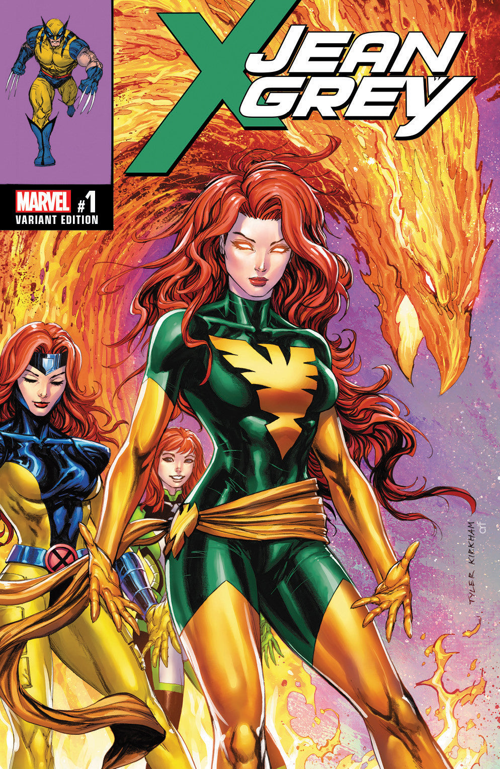 JEAN GREY #1 KRS COMICS TYLER KIRKHAM EXCLUSIVE ...