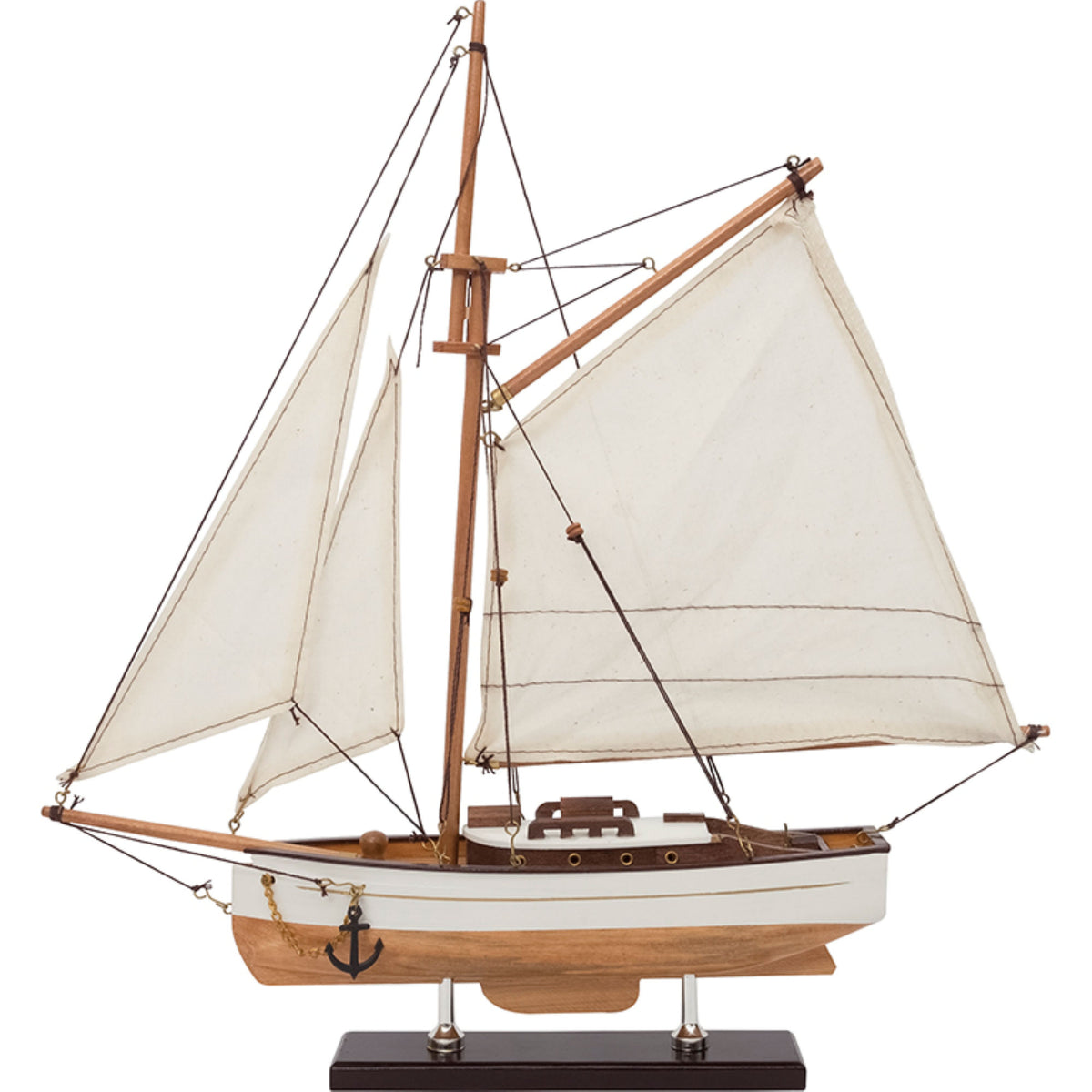 small single mast sailboat