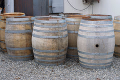 Te Whare Ra barrels ready for unravelling at The Paper Rain Project