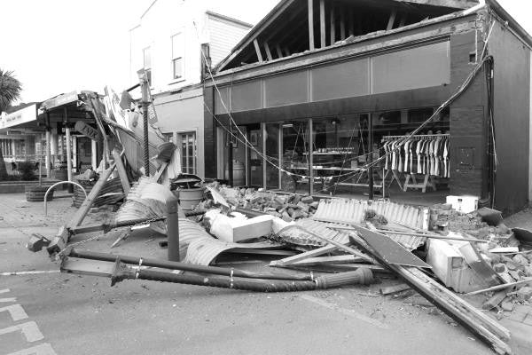 Earthquake, Picton, The Paper Rain Project
