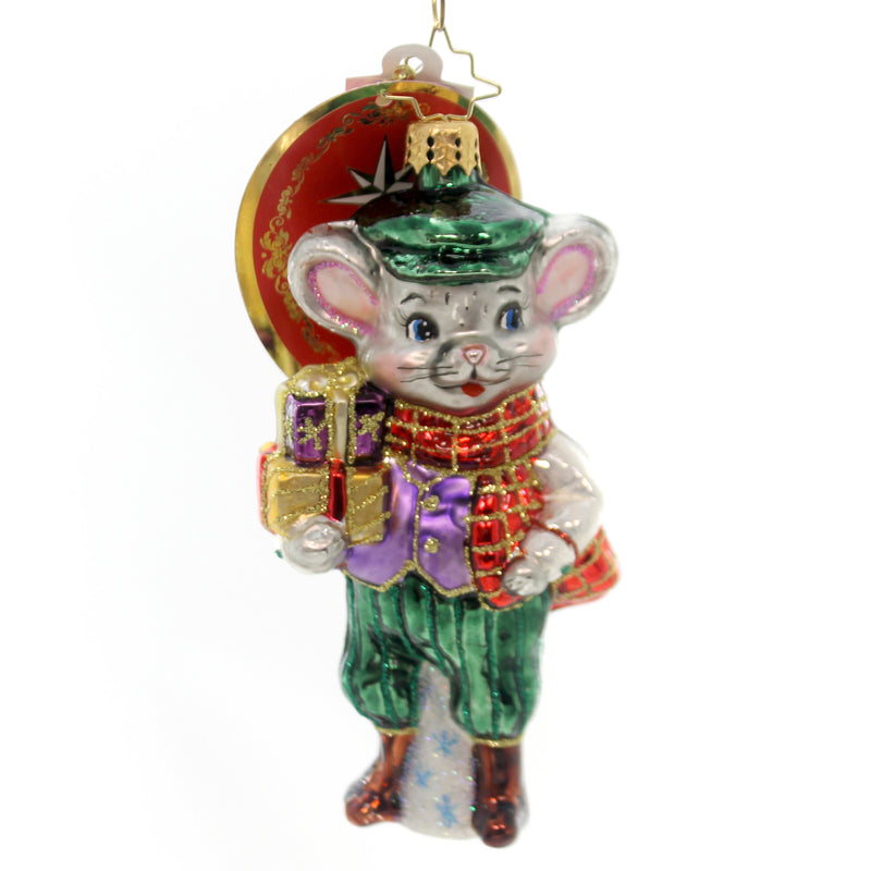 Christopher Radko Present-Ing Tim Glass Mouse Gifts Christmas 1018449 ...