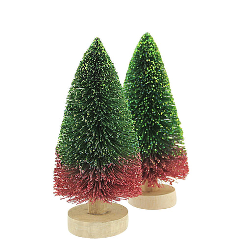 Christmas Feather Tree Large Plastic Wood Berries Green Bb3054lg 