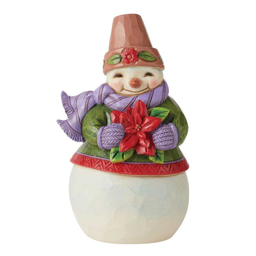 Jim Shore Snowman With Bells Mini Polyresin Heartwood Creek 6011490