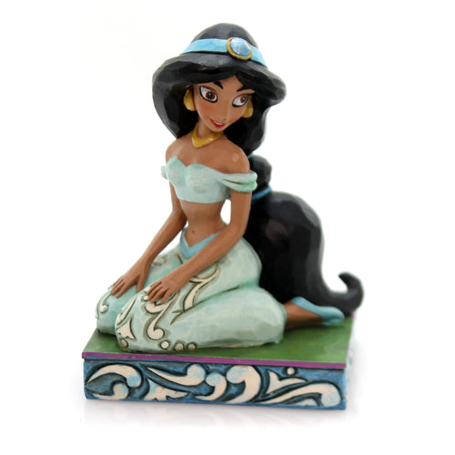 Disney Traditions Collection by Jim Shore Aladdin Arabian Wishes - Jasmine  & Genie Lamp Figurine