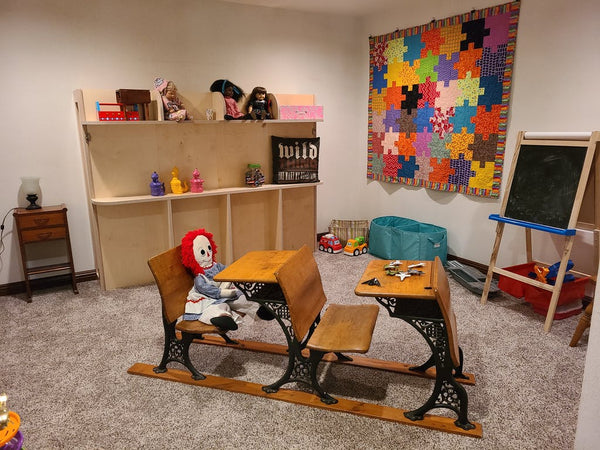 playroom with murphy bed 