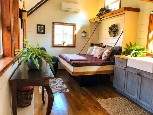 tiny home living room bed