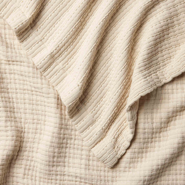 Lightweight Textured Throw Blanket | Brooklinen