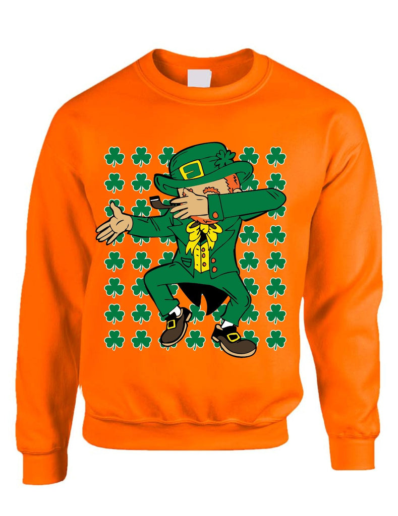 Dabbing Irish Leprechaun St patrick women sweatshirt – ALLNTRENDSHOP