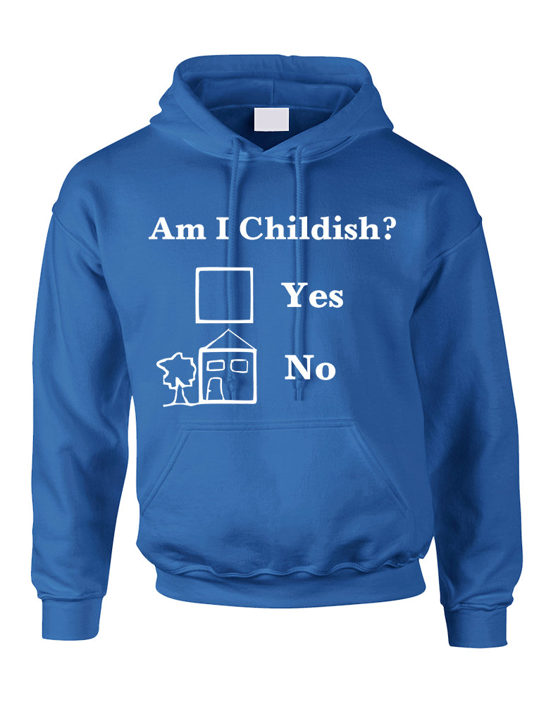 childish blue hoodie