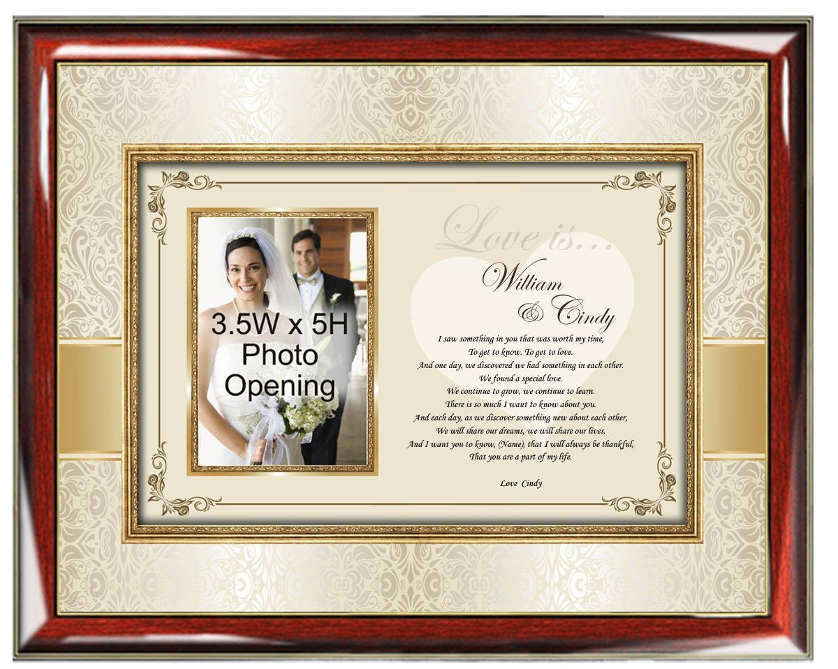 Romantic gift personalized love present picture frame