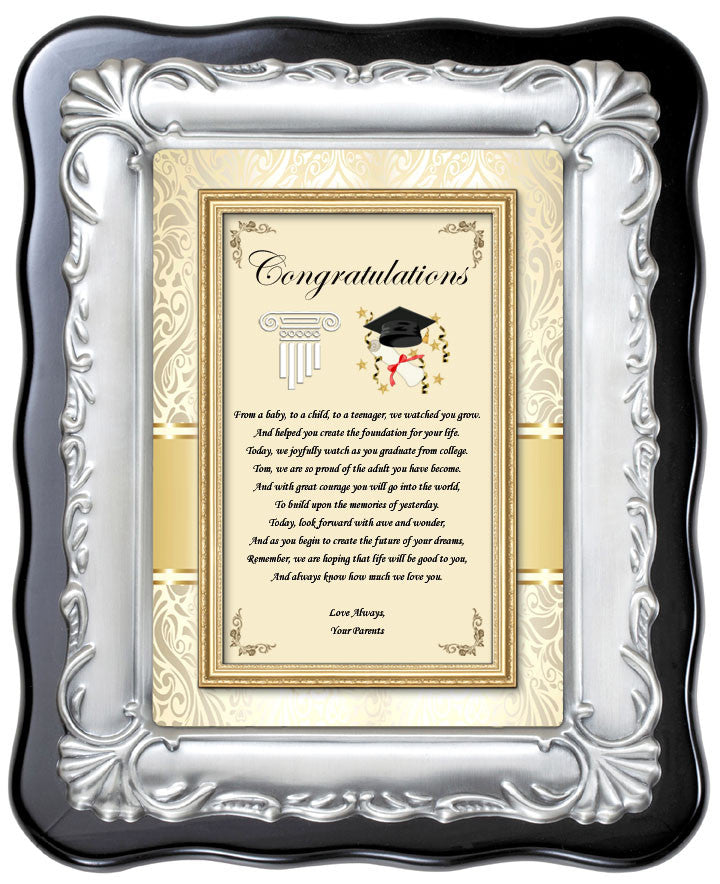 Graduation Gift Plaque Congratulation High School College Graduate