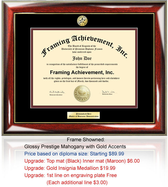 University Diploma Frame Graduation Degree Framing