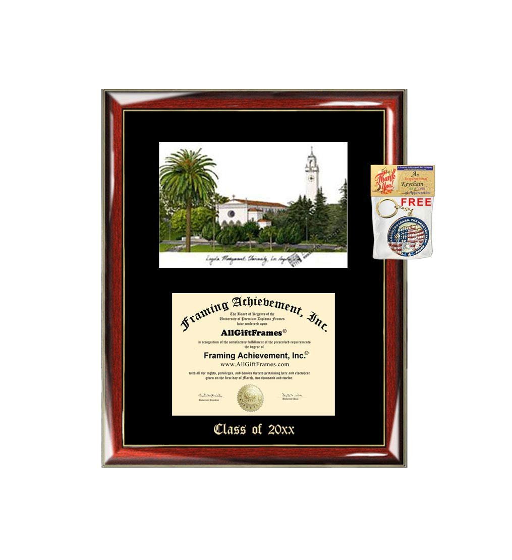 Loyola Marymount University Lmu Graduation Custom Frame Emboss Lithogr