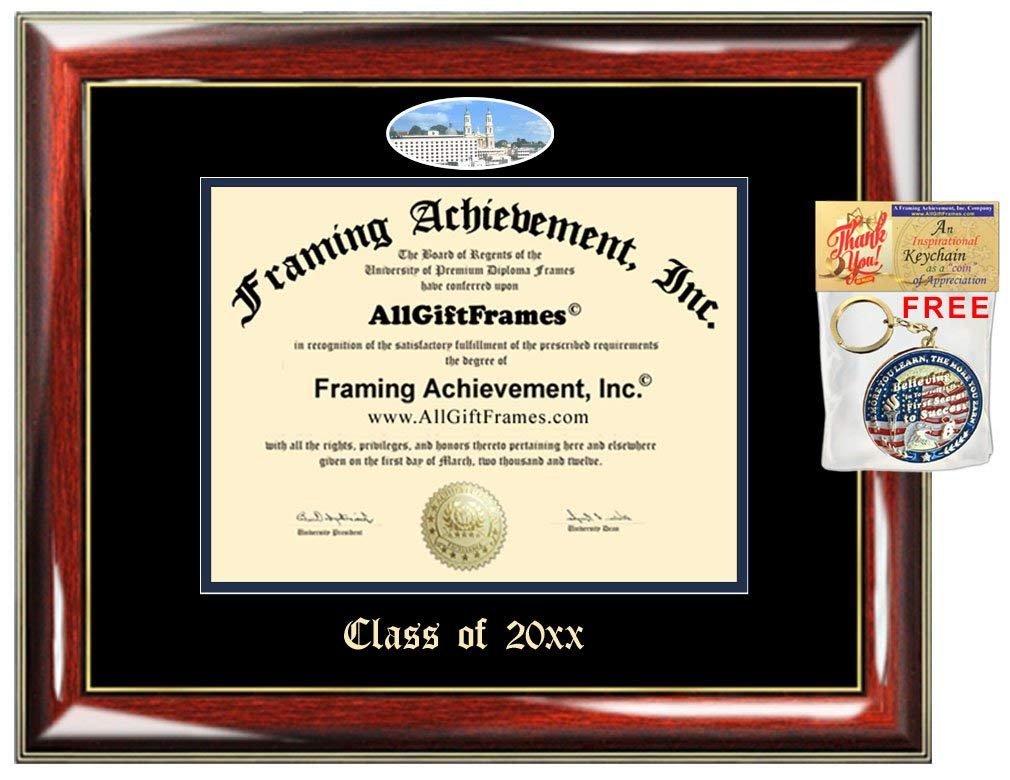 Diploma Frame University San Francisco USF Graduation Gift Idea Engrav