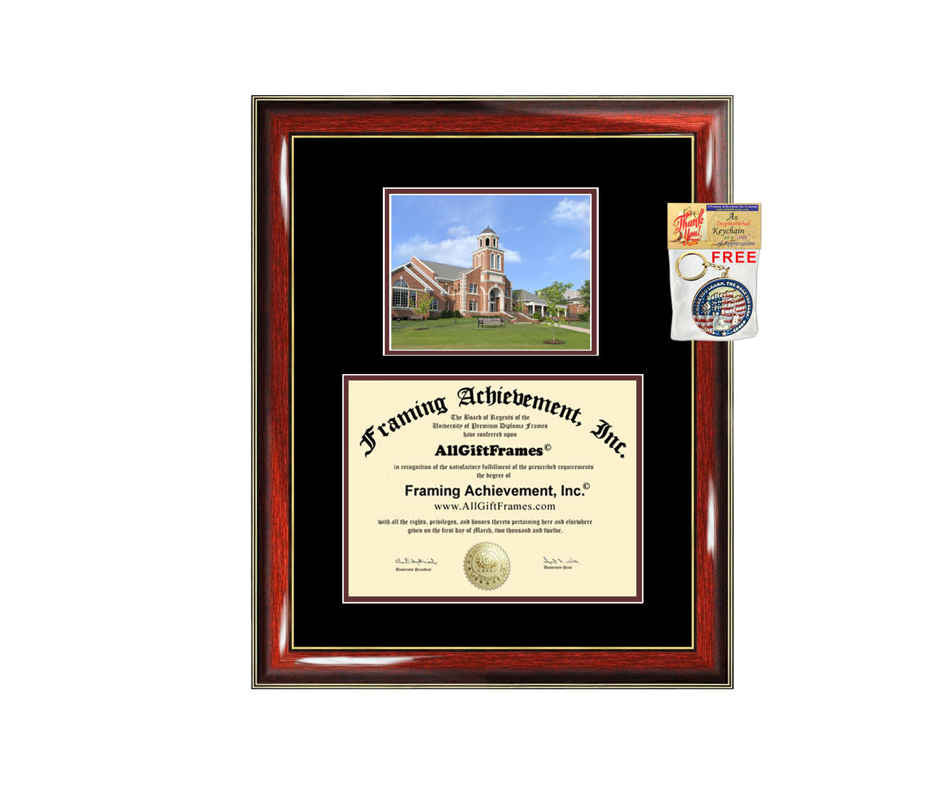 Lee University diploma frame campus certificate Lee college degree fra