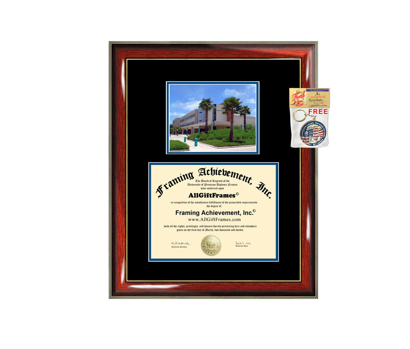Texas A M University Corpus Christi diploma frame campus degree certif