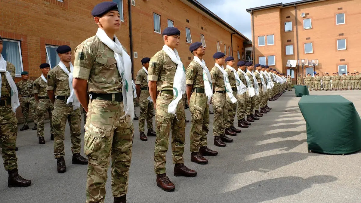 Escadron en Formation