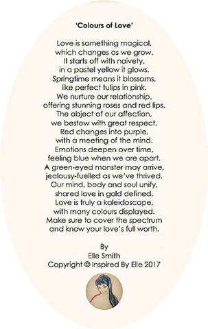 Image Original Poem Colours of Love Inspired By Elle Smith Poet
