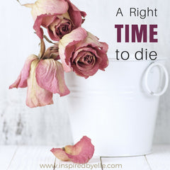 Contmeporary Poem about Timing of Death A Right Time To Die By Elle Smith London Poet